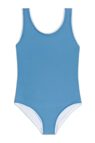 girls cerulean tank one piece