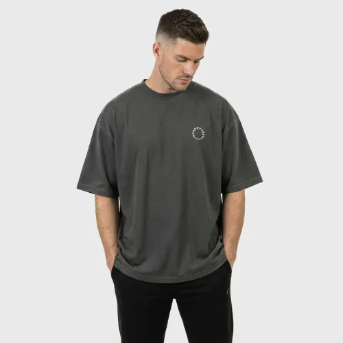 Happy Oversize Shirt - Washed Black